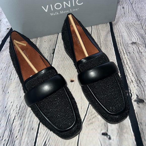 Vionic Womens Mylene Boucle Slip On Loafers - Picture 6 of 8